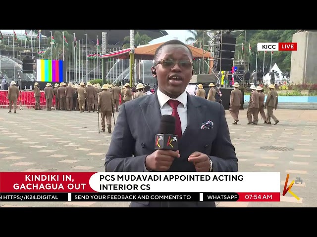 ⁣K24 TV LIVE| Kindiki Swearing In, Special coverage