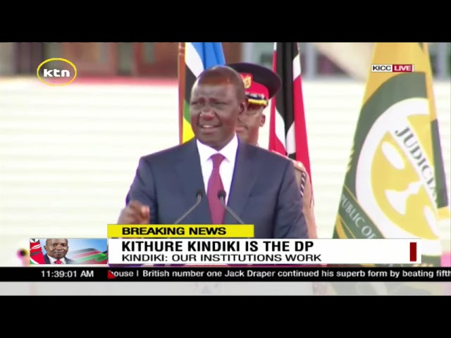 ⁣President Ruto addresses the nation after Prof Kindiki Swearing in