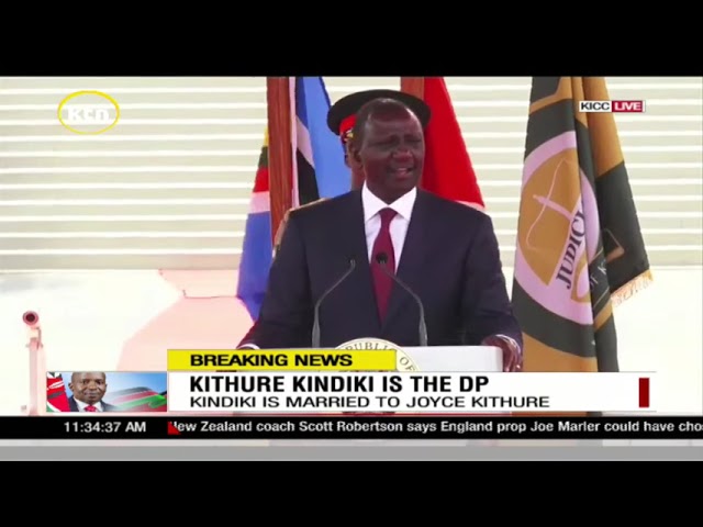 ⁣President Ruto calls Deputy President Kindiki Abraham K