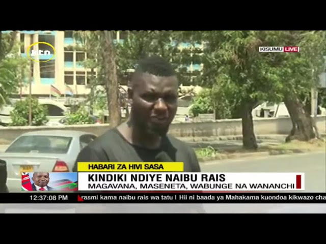 ⁣WAkazi wa Kisumu watoa maoni kuhusiana na kuapishwa kwa Kindiki kama Naibu Rais