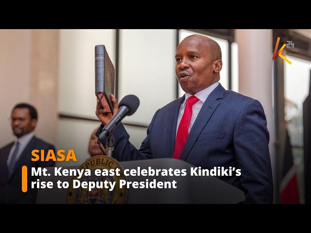 ⁣Mt. Kenya East celebrates Kindiki’s swearing-in as Deputy President