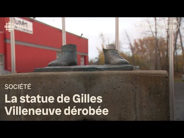 ⁣La statue de Gilles Villeneuve volée : ce qu'on sait jusqu'à maintenant | D'abord l&#