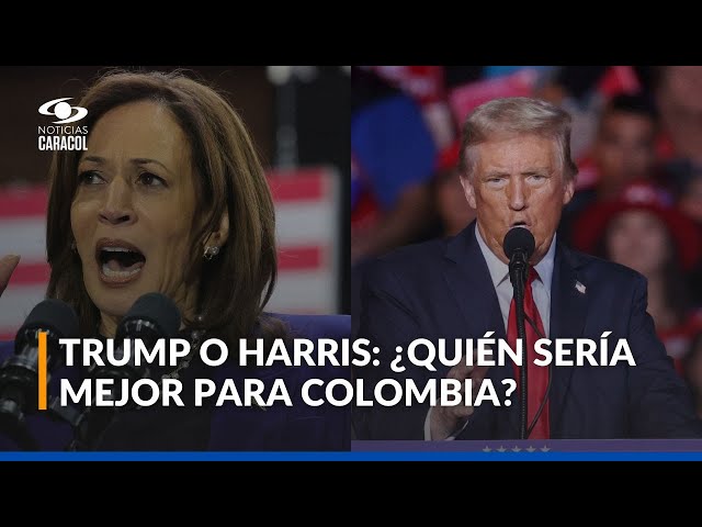 ⁣Donald Trump o Kamala Harris: ¿relación entre Colombia y Estados Unidos cambiará según quien quede?