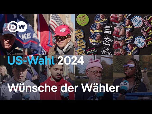 ⁣Welche Themen bewegen Wählerinnen und Wähler im US-Präsidentschaftswahlkampf?