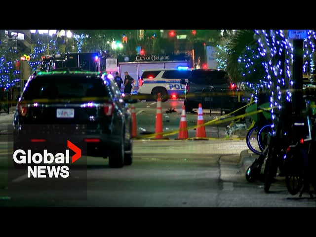 ⁣Orlando Halloween shooting: 2 dead, 6 injured after teen opens fire downtown