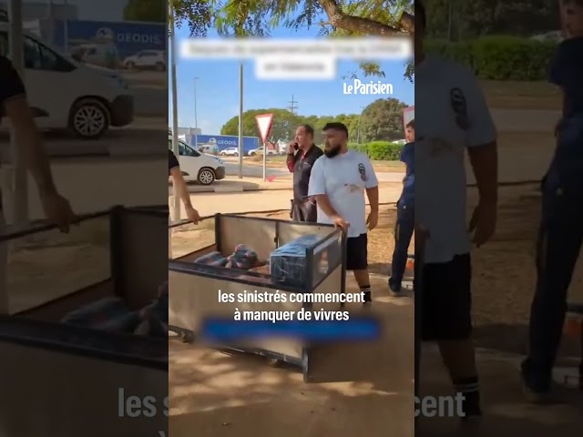 ⁣Des dizaines de personnes arrêtées pour pillage à Valence pendant les inondations