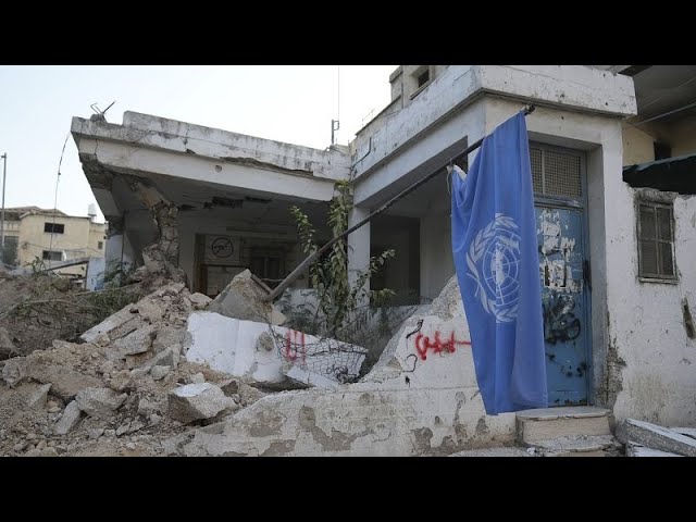 ⁣Palestine blames Israel for damaging UNRWA's West Bank offices during raid