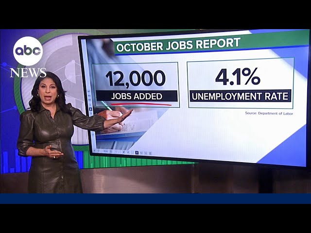 ⁣New U.S. jobs report 'shockingly low' in October