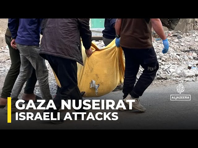 ⁣At least 14 killed in Israeli attacks on central Gaza’s Nuseirat: AJE correspondent