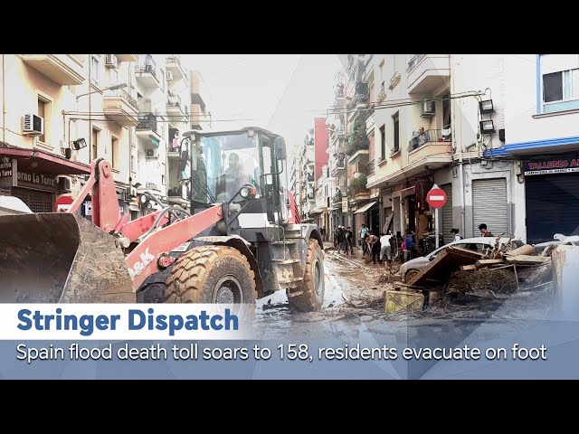 Stringer Dispatch: Spain flood death toll soars to 158, residents evacuate on foot