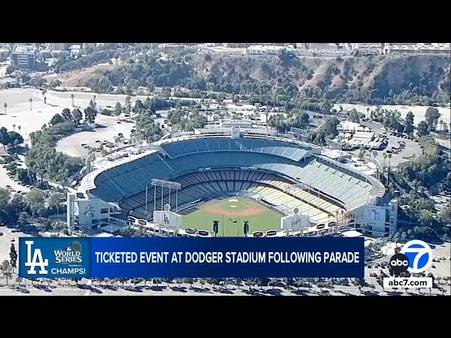 ⁣Dodger Stadium celebration sold out, expected to attract thousands to revel in World Series win