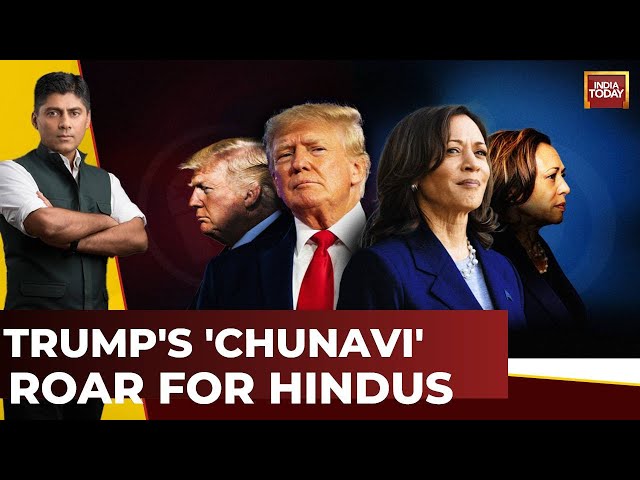 ⁣India First With Gaurav Sawant LIVE: Trump's 'Chunavi' Roar For Hindus | US Election 