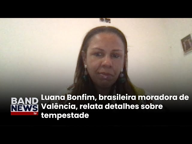 ⁣Brasileira fala sobre cenário devastador após chuvas na Espanha | BandNews TV