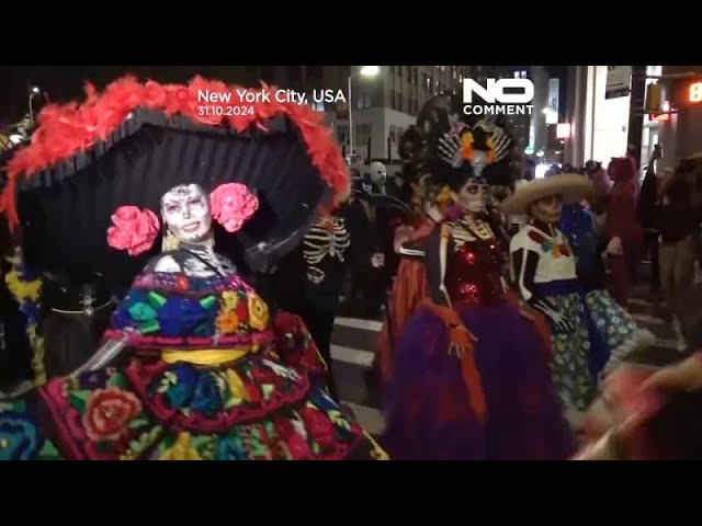 ⁣NO COMMENT: Así ha sido el desfile de Halloween por las calles de Nueva York