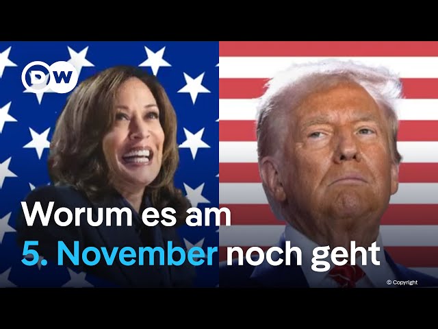 ⁣US-Wahl: Worüber wird noch abgestimmt? | DW Nachrichten