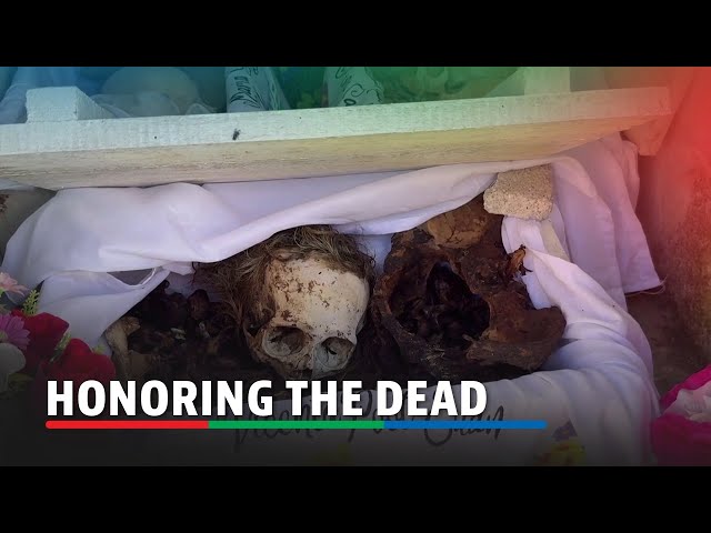 ⁣Mayan families honor the dead through bone cleaning tradition