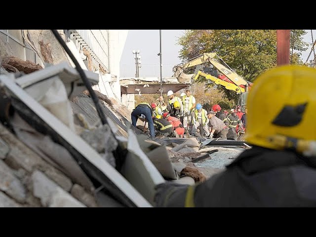 ⁣Roof collapse at railway station in Serbia kills at least 13