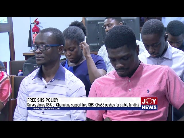 ⁣Free SHS Policy: Survey shows 85% of Ghanaians support free SHS; CHASS pushes for stable funding.