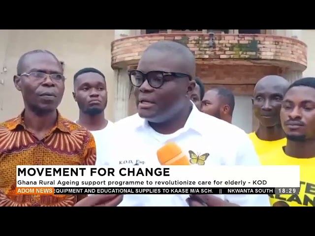 ⁣Ghana Rural Ageing support programme to revolutionize care for elderly   KOD - (01-11-24)