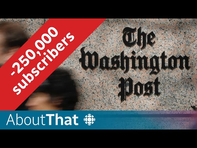 ⁣How the Washington Post lost 10% of its subscribers in 5 days | About That