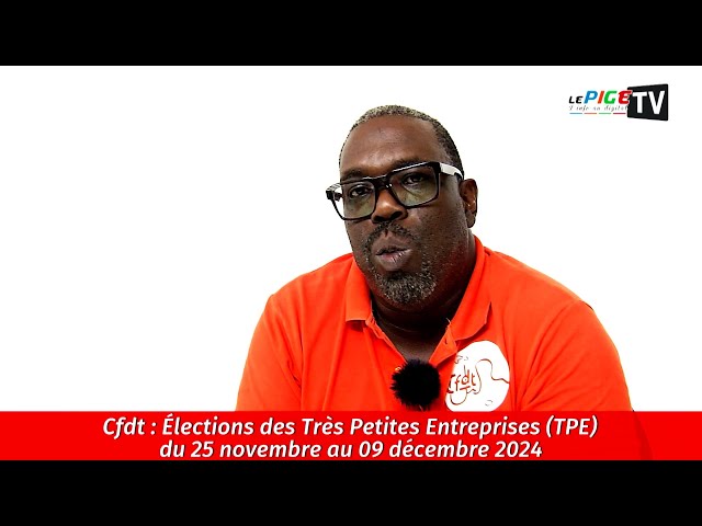 ⁣CFDT : Élections des très Petites Entreprises (TPE) du  25 novembre au 09 décembre 2024