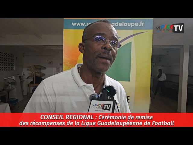 ⁣Conseil Régional : Cérémonie de remise des récompenses de la Ligue Guadeloupéenne de Football