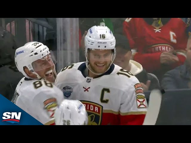 ⁣Panthers' Barkov Pumps Up Finnish Home Town Fans With Global Series Snipe Vs. Stars