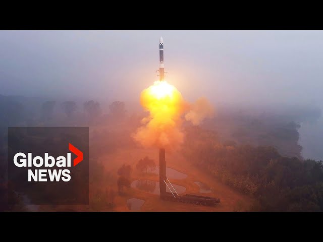 ⁣North Korea airs test of intercontinental ballistic missile with “potential” to carry multiple nukes