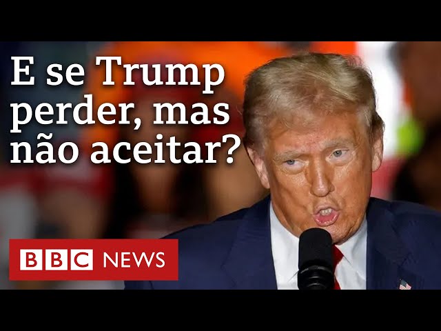 ⁣Eleições EUA: e se Trump perder, mas voltar a questionar o resultado?