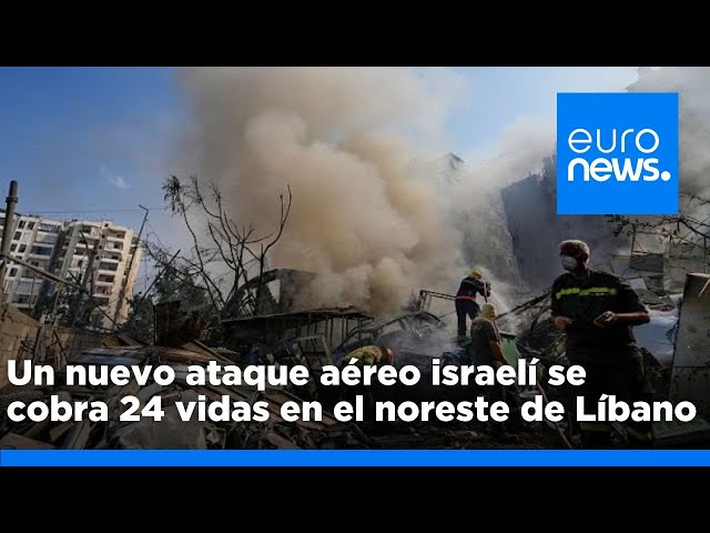 ⁣Un nuevo ataque aéreo israelí sobre Dahiyeh se cobra 24 vidas en el noreste de Líbano