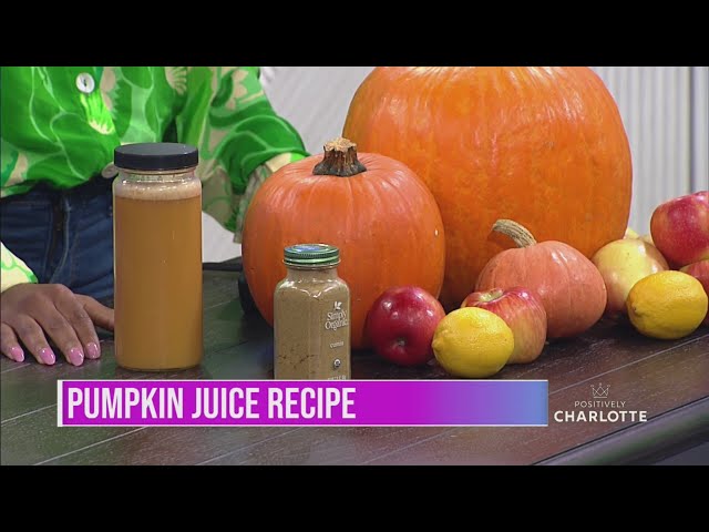 ⁣Pumpkin juice recipe to get rid of the post-Halloween gourds