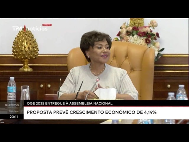 ⁣OGE 2025 entregue à Assembleia Nacional - Proposta prevê crescimento económico de 4,14%