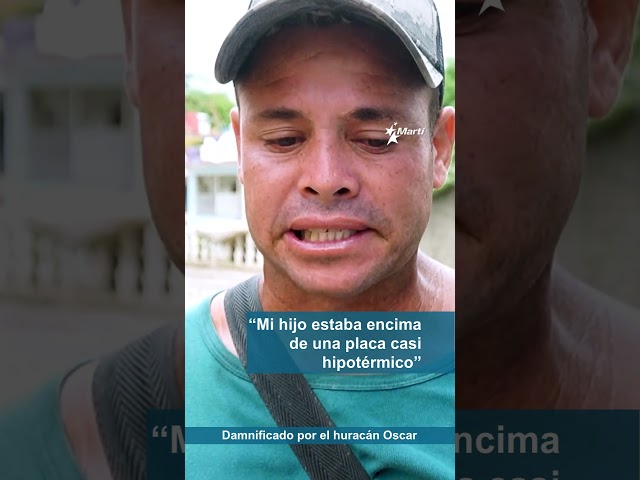 ⁣Testimonio sobre paso del ciclón Oscar por Cuba