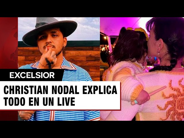 ⁣Christian Nodal explica por qué no ve tan seguido a su hija; "no hay eso de que la bebé venga a