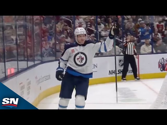 ⁣Jets' Nikolaj Ehlers Records Fifth Career Hat Trick vs. Blue Jackets