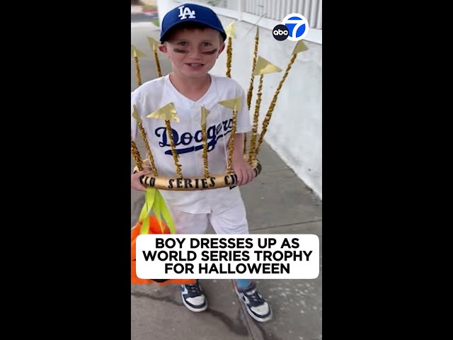 ⁣This costume is a World Series champion