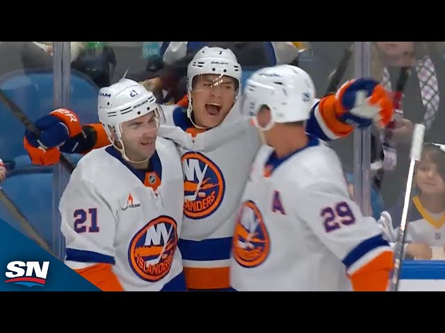 ⁣Islanders' Maxim Tsyplakov Buries Five-Hole After Shifty Individual Effort