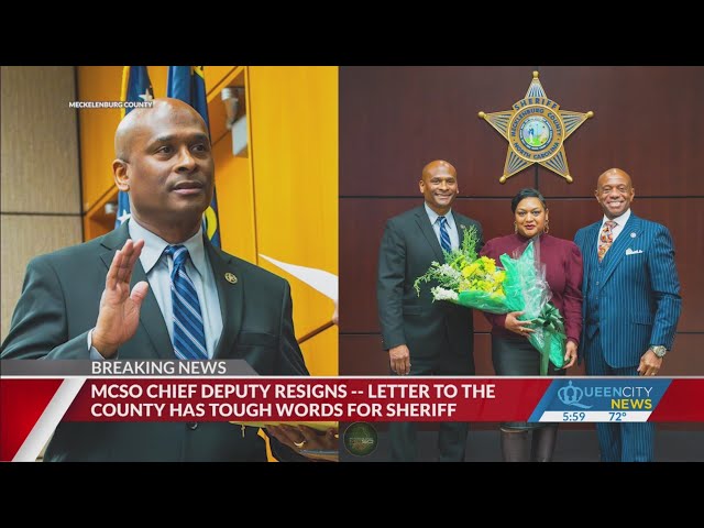 ⁣Mecklenburg County chief deputy resigns with scathing letter