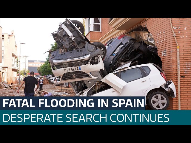 ⁣Spain floods: More than 200 killed as anger grows over lack of water and aid | ITV News