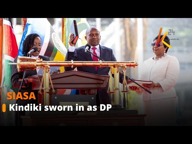 ⁣Kindiki sworn in as the third DP under the 2010 constitution