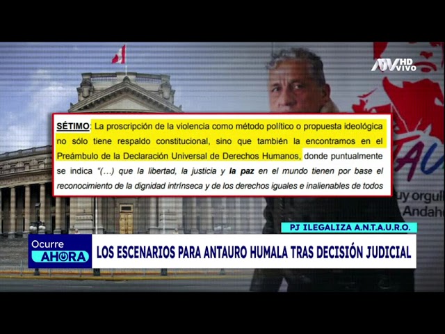 ⁣Antauro Humala: estos son los escenarios para el exmilitar tras decisión judicial