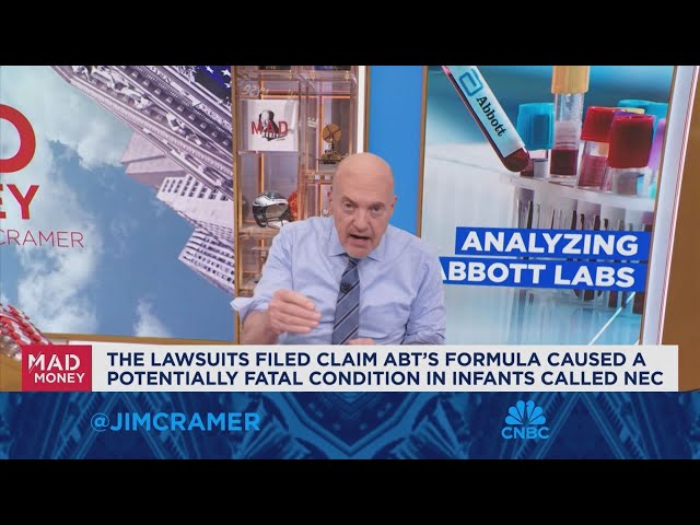 ⁣Jim Cramer takes a closer looks at the litigation facing Abbott and what it means for the company