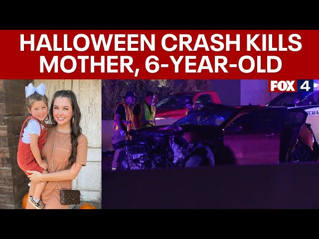 ⁣Texas mother, daughter returning from Halloween celebration killed in crash