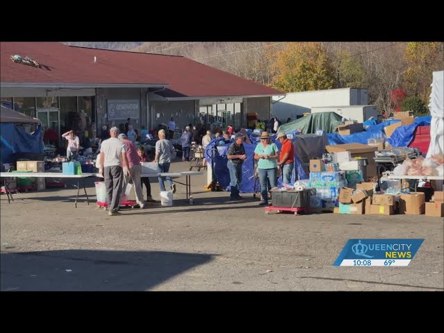 ⁣Swannanoa church transforms into 'relief hub' for those affected by Helene