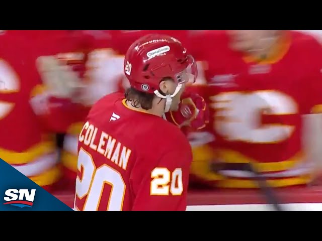 ⁣Flames' Coleman And Huberdeau Bury Back-To-Back Goals 28 Seconds Apart