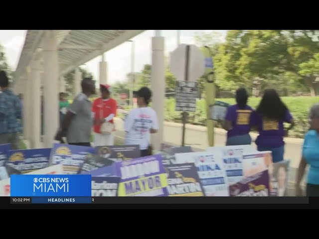 ⁣Intense competition at Broward County polling sites leads to confrontations among campaign workers