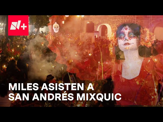 ⁣Miles asisten a las festividades de Día de Muertos en San Andrés Mixquic - En Punto