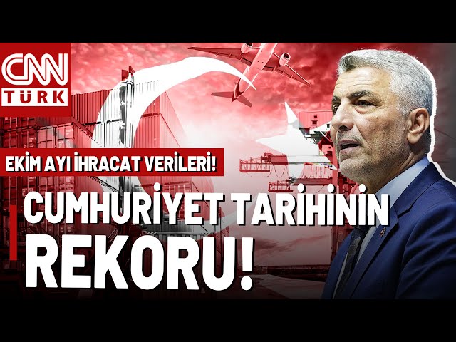 ⁣SON DAKİKA  İhracatta Ekim Rekoru: Cumhuriyet Tarihinin Rekoru Kırıldı!