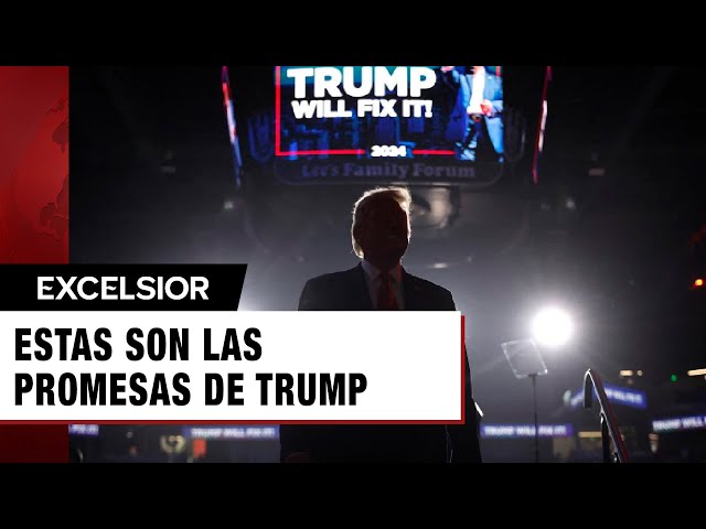 ⁣¿Quién es en realidad Donald Trump? Estas son sus promesas de campaña