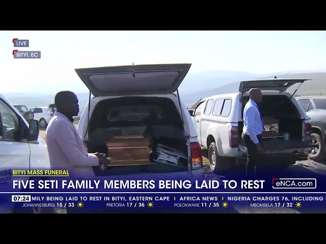 ⁣Bityi Mass Funeral | Five Seti family members being laid to rest